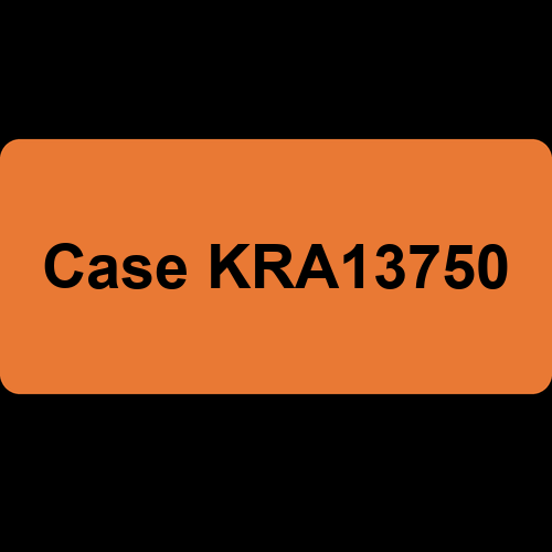 Case KRA13750